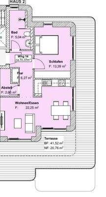 Grundriss Wohnung OG
