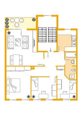 Grundriss 1. OG, 2. OG, 3.OG