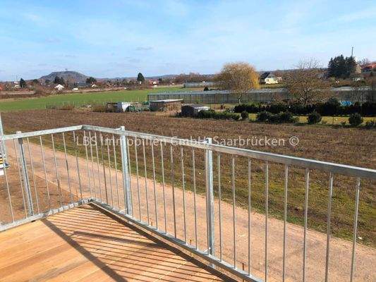 Balkon am Wohn-Esszimmer