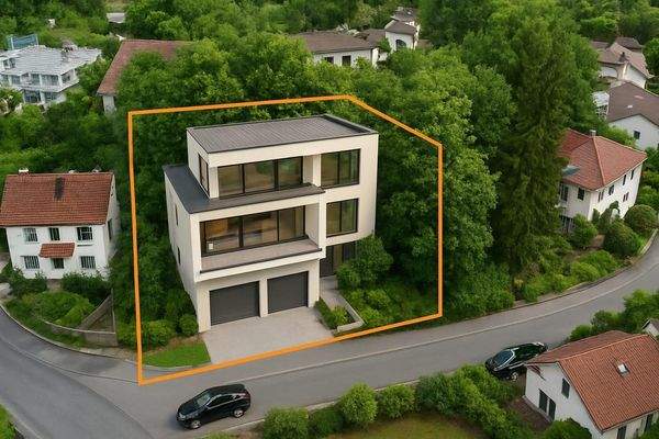 KI-generierte, mögliche Bebauung