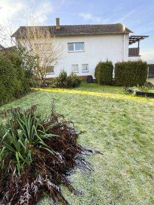 Grünfläche - Hausansicht