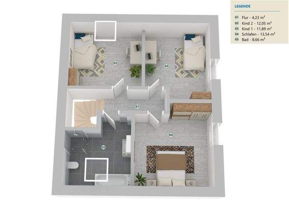 WE 3 Grundriss Obergeschoss