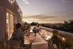 Dachterrasse mit Weinbergblick 