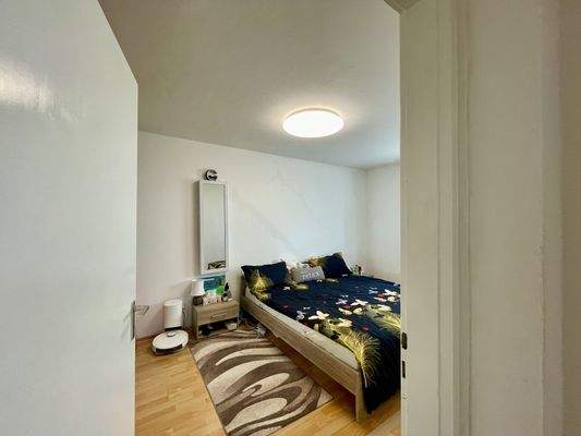 Blick ins Schalfzimmer