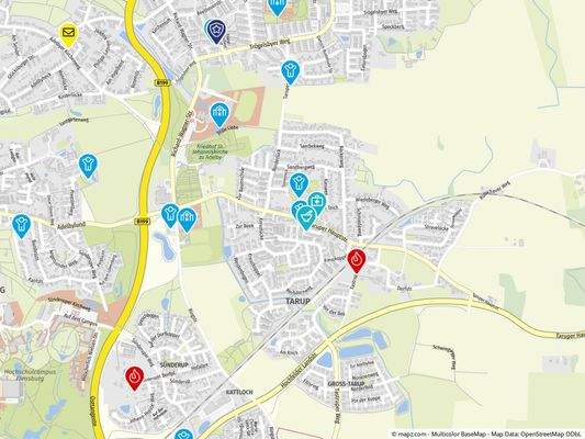 Geolyzer Kartenausschnitt