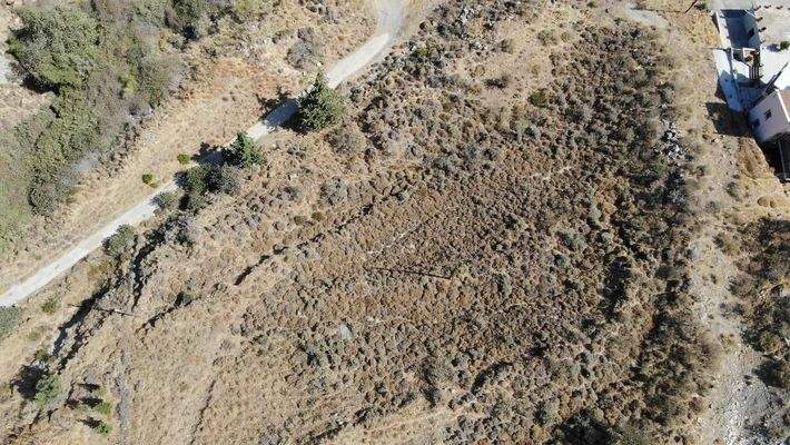 Kreta, Platani: Prestigeträchtiges Panoramagrundstück in der Nähe von Souda zu verkaufen