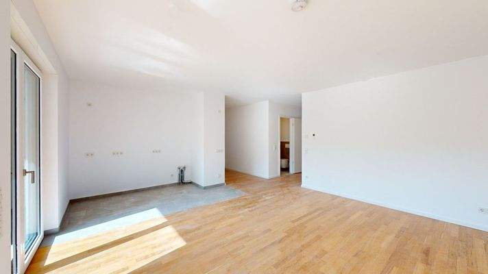 Wohnbereich + Küche