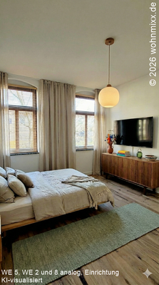 Schlafen (Einrichtung KI-visualisiert)