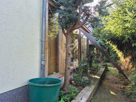 Ansicht Westen mit Wintergarten