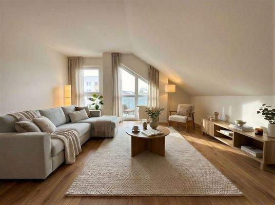 Wohnzimmer (KI-unterstützt) 