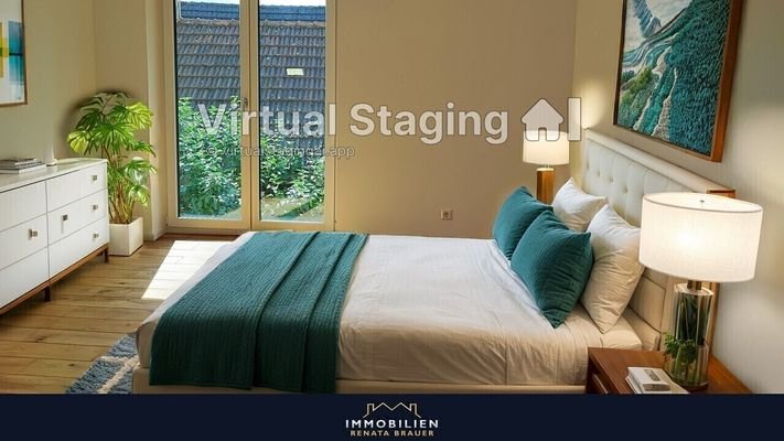 Schlafzimmer 1 Virtual Staging 