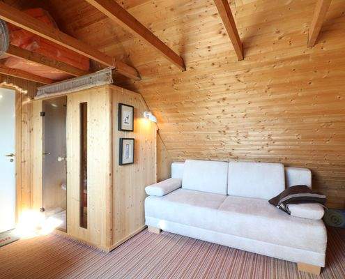 Dachgeschoss Infrarotsauna