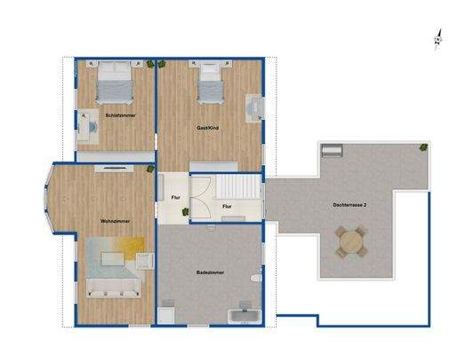 Grundriss Dachgeschoss