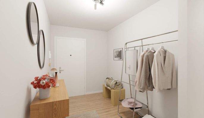 Heller und freundlicher Eingangsbereich