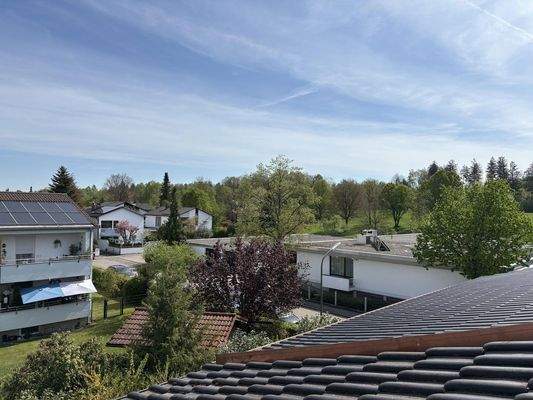 Blick aus Dachfenster 