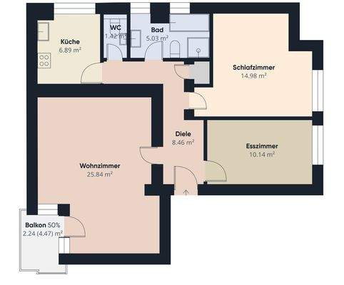 S&P | Grundriss 1. Obergeschoss