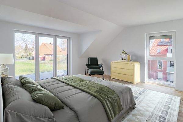 Musterwohnung Schlafzimmer