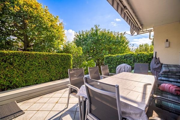 Terrasse in Südausrichtung