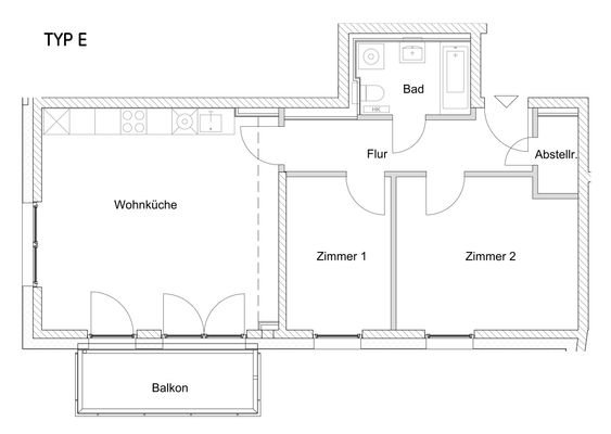 Grundriss TYP E