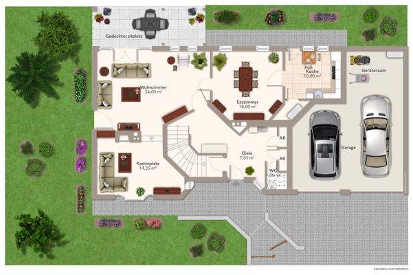 Grundriss Erdgeschoss