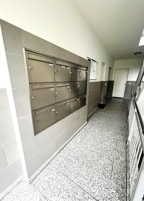 freundliches Treppenhaus 