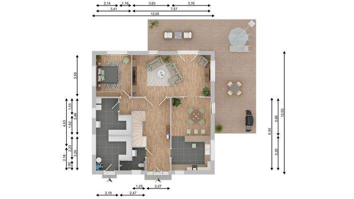 Grundriss Erdgeschoss