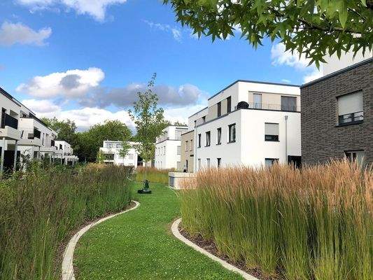 Die gepflegte Wohnanlage