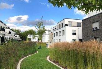 Die gepflegte Wohnanlage