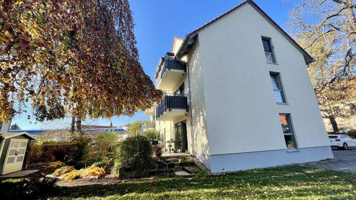 Hausansicht von der Seite