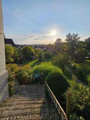 Beim Verlassen d. Hauses bietet sich dieser Blick