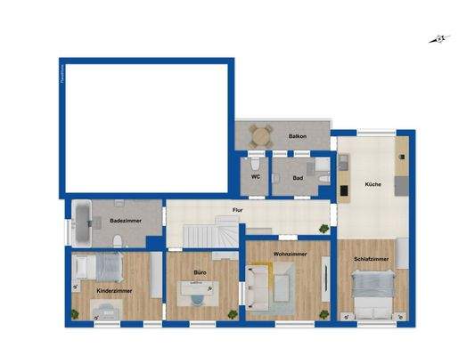 Grundriss Obergeschoss