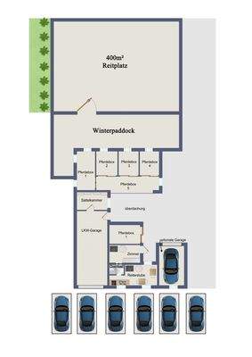 Grundriss Stallgebäude