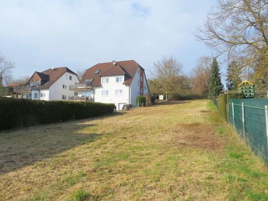 Blick auf oberen Grundstücksteil