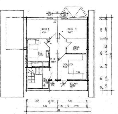 Grundriss Dachgeschoss