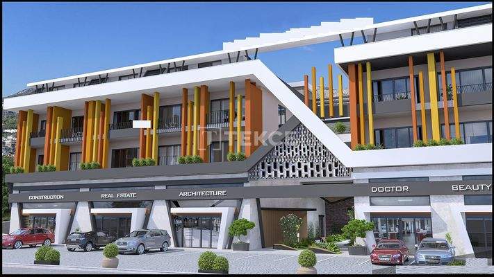 Commercial Properties in a Business Center in Alanya Antalya