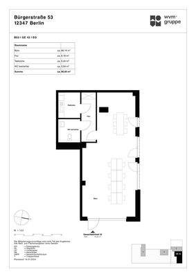 Grundriss Gewerbe GE42