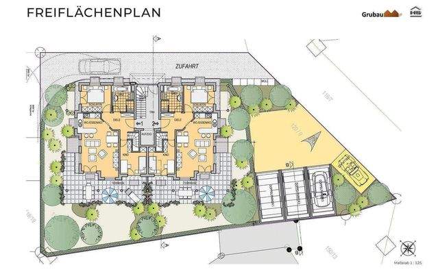 Freiflächenplan