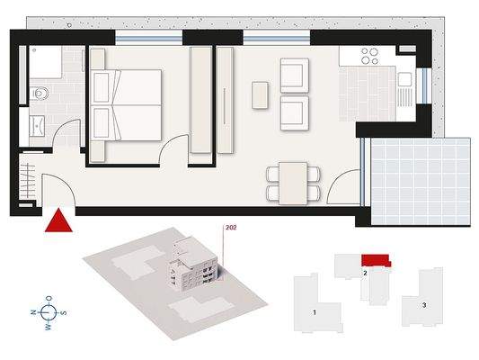 Grundriss ohne Garten