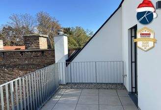 Dach-Terrasse in Blickrichtung nach Osten