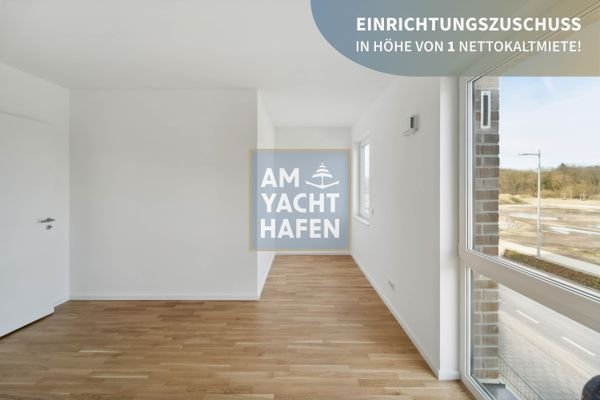 3-Zimmer Musterwohnung Schlafzimmer 