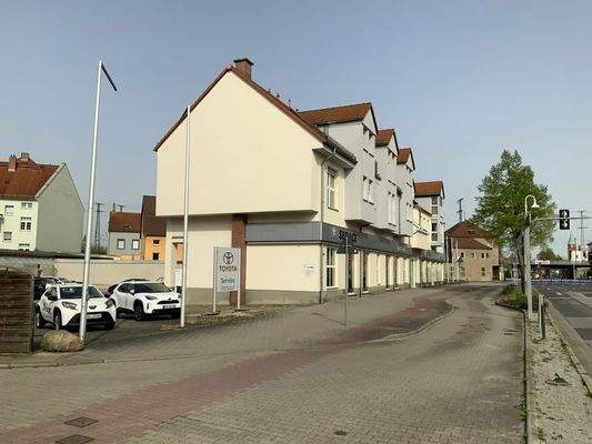 Giebel mit Ausstellungsfläche