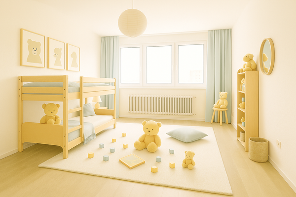 Schlafz mit KI Kinderzimmer