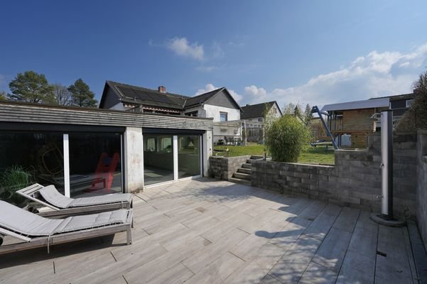 Terrasse Poolhaus 