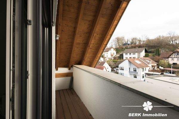 Balkon am Schlafzimmer MAIS-Wohnung