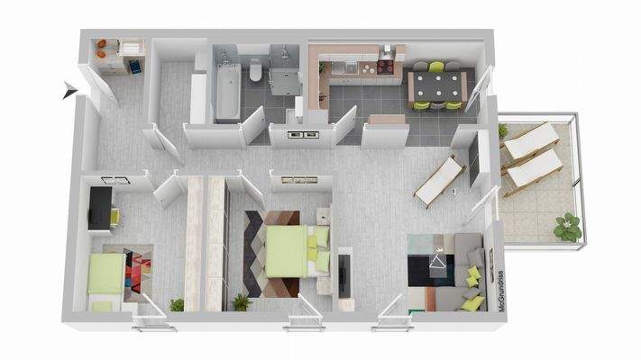 3 Raum andere Variante