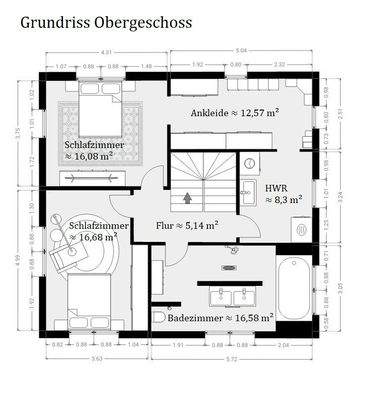 Grundriss Obergeschoss