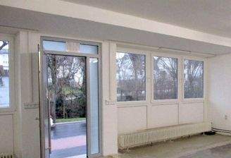 Der Zugang zu den Räumen