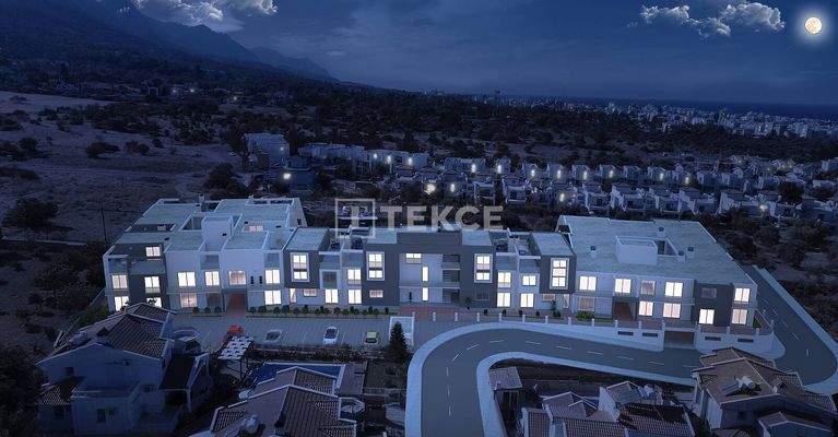 Centrally Located Apartments in a Complex with Pool in Girne