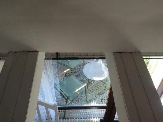 Blick auf die Dachterrasse