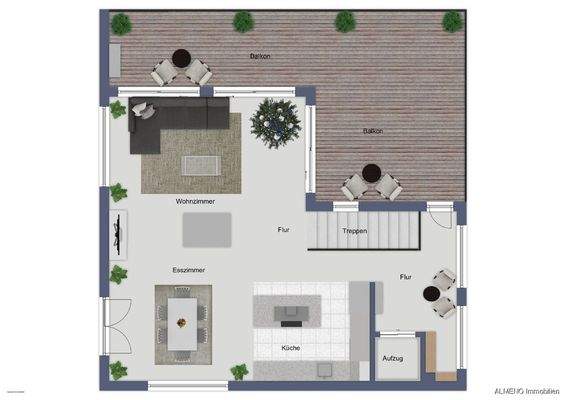 OG Chalet 2 Kochen Essen Chillen